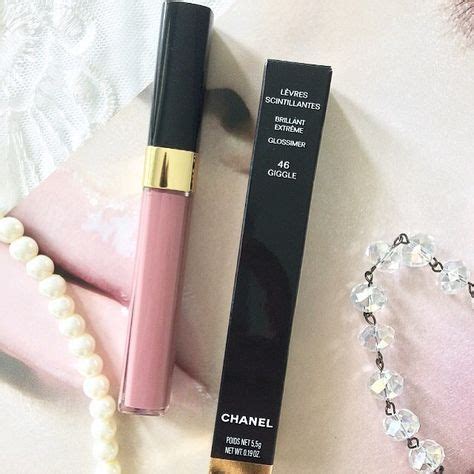 chanel levres scintillantes glossimer 46 giggle|Chanel levres glossimer lip gloss.